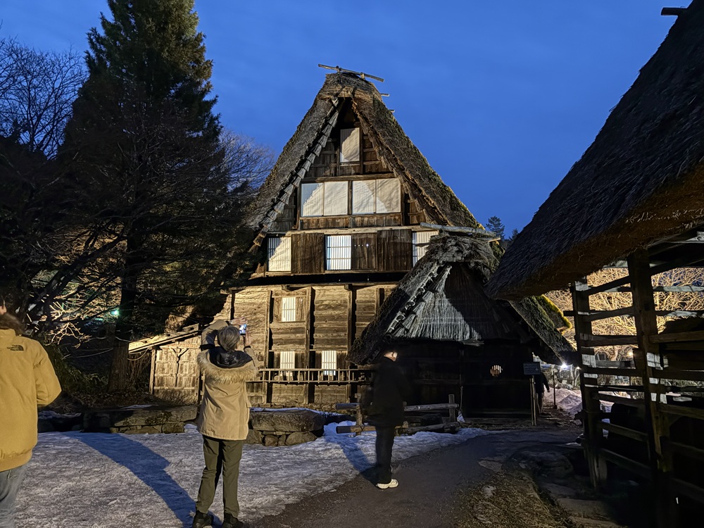 雪がほとんどない飛騨高山